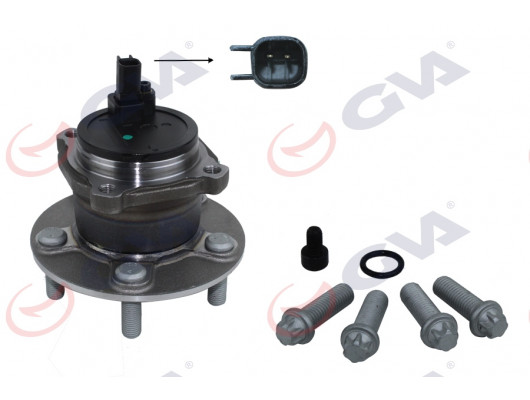 ARKA TEKER PORYASI RULMANLI FOCUS C-MAX 07 11 -FOCUS II 04 11 ABS Lİ 5 BİJON SENSOR DAHIL