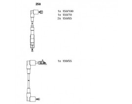 ATESLEME KABLOSU SETI MERCEDES M102 M111 W201 W123 C123 W124 C124