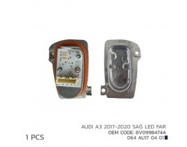 AUDI A3 2017-2020 SAĞ LED FAR MODÜL 8V0998474A