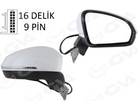 AYNA KOMPLE SAĞ 9 PİN AYDINLATMA KATLANIR TIGUAN 2019