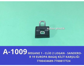 BAGAJ KİLİT KARŞILIĞI R19 EUROPA-MEGANE 1-CLIO 2-LOGAN-SANDERO