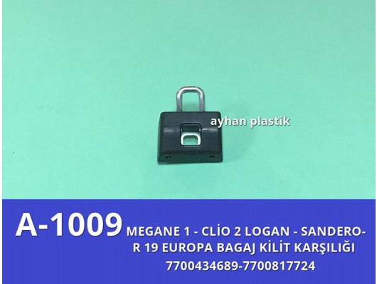 BAGAJ KİLİT KARŞILIĞI R19 EUROPA-MEGANE 1-CLIO 2-LOGAN-SANDERO