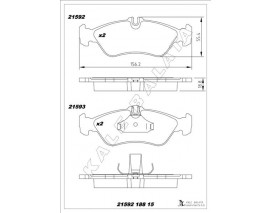 BALATA ARKA SPRINTER 95 -