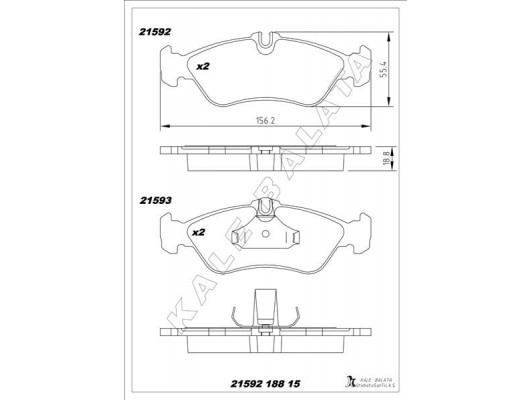 BALATA ARKA SPRINTER 95 -