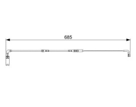 BALATA FISI ARKA BMW E60 E61 E63
