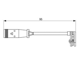 BALATA FISI ARKA MERCEDES W639 B906 B907 B910 . VW CRAFTER 30-35-50