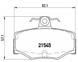 BALATA FREN ARKA- NISSAN PRIMERA-P11 96 02 1.6/ALMERA 02