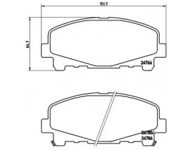 BALATA FREN ON- HONDA ACCORD 08 Low-Met