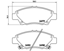 BALATA FREN ON - HONDA JAZZ 09 12-CITY 10 12-CRZ 11 12
