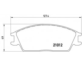 BALATA FREN ON- HYUNDAI ACCENT 95 06/GETZ 00