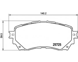 BALATA FREN ON- MAZDA 6 2013