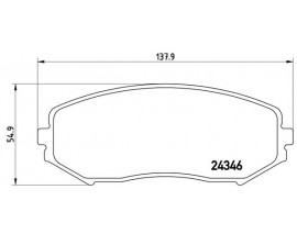 BALATA FREN ON- SUZUKI GRAND-VITARA 06 11 1.9 DDIS-2.0