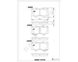 BALATA ÖN 4RUNNER V-HILUX VII.VIII-LAND CRUISER 200-LAND CRUISER PRADO 04-