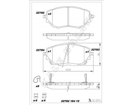 BALATA ÖN C-HR-COROLLA XII 16-
