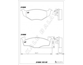 BALATA ÖN CORDOBA 1.7-1.9-IBIZA II.III-İNCA-TOLEDO I 93-99