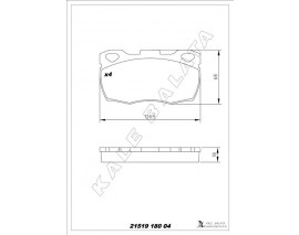 BALATA ÖN DEFENDER 110-2.5 90 TDİ 90-95