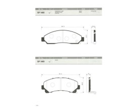 BALATA ÖN DİSK ISUZU D-MAX 11 GDB3545