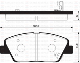 BALATA ÖN DİSK KIA K5-OPTIMA 10