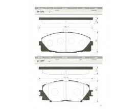 BALATA ÖN DİSK TOYOTA HI-ACE 06 GDB3485