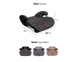 BEBEK KOLTUK YÜKSELTİCİ BODSTER SİYAH YAŞ GRUP II-III/15-36 KG