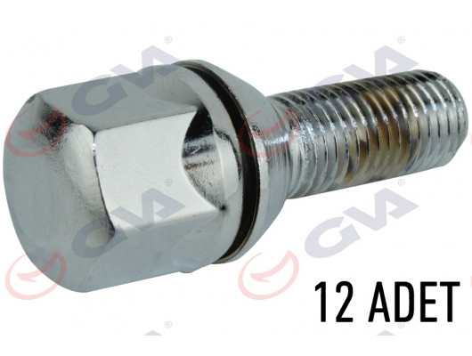 BİJON CİVATASI RENAULT 9-11 PULLU KROMAJLI PAKET 12