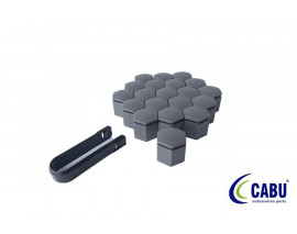 BİJON KAPAĞI KÖMÜR METALİK 22X27mm ASTRA F-G-H. CORSA B-C-D. VECTRA A-B.ZAFIRA B.OMEGA B 20 ADET 220644