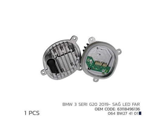 BMW 3 SERI G20 2019- SAĞ LED FAR MODÜL 63118496136