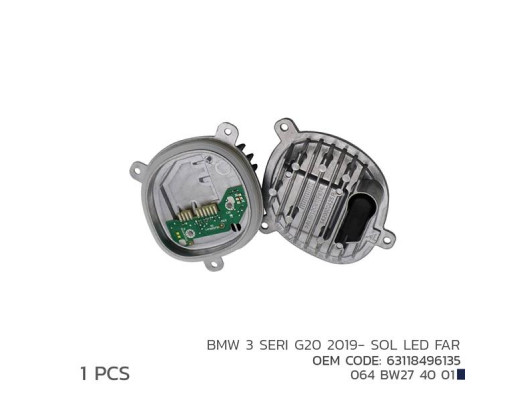 BMW 3 SERI G20 2019- SOL LED FAR MODÜL 63118496135