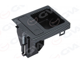 BOZUK PARA KUTUSU ORTA KONSUL KARBON FİBER SIYAH BMW E46 98 06