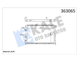 BRAZING VERSİYONU KL128000 RENAULT MEGANE I BA0/1 1.4İ 16V 96 03 MT MEKANİK 585X398X34 SU RADYATÖRÜ