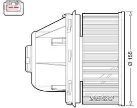 CABİN BLOWER FORD C-MAX I 07-10
