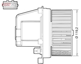 CABİN BLOWER VOLVO S60 I 00-10
