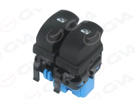 CAM AÇMA ANAHTARI ÖN SOL ÇİFTLİ RENAULT CLIO III 10 FİŞLİ MAVİ