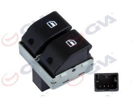 CAM AÇMA ANAHTARI ÖN SOL POLO 01-08 -SEAT IBIZA 04- 4 FİŞ-ÇİFTLİ
