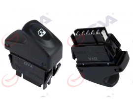 CAM AÇMA ANAHTARI SOL MEGANE I-CLIO II-KANGOO 98-05 6 FİŞ-TEKLİ