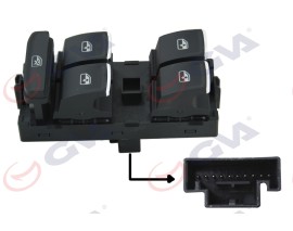 CAM AÇMA ANAHTARI VWAG GOLF7-LEON DÖRTLÜ-NİKELAJLI