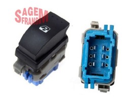 CAM AÇMA DÜĞMESİ KANGOO III - DUSTER - MASTER III ÖN SAĞ MAVİ TEKLİ