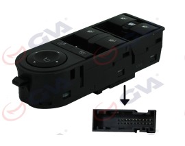 CAM AÇMA KAPAMA ANAHTARI SOL ASTRA H-ZAFİRA B DÖRTLÜ ÇERÇEVELİ DİKİZ AYNA KONT.