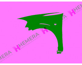 ÇAMURLUK ÖN SOL SAC SİNYAL DELİKLİ CITROEN C3 2002-2005