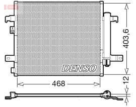 CONDENSER. AİR CONDİTİONİNG ABARTH 124 SPİDER 348 16-
