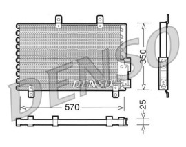 CONDENSER. AİR CONDİTİONİNG ALFA ROMEO 145 / 146 94-01