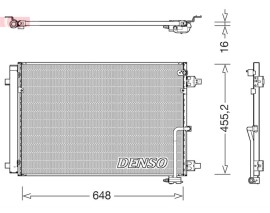CONDENSER. AİR CONDİTİONİNG AUDI A8 4H 09-18