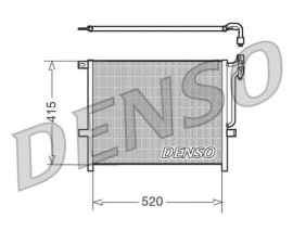 CONDENSER. AİR CONDİTİONİNG BMW 3 E46 98-06
