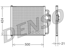 CONDENSER. AİR CONDİTİONİNG BMW 7 E38 94-01