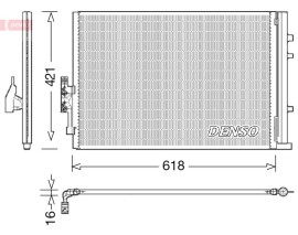 CONDENSER. AİR CONDİTİONİNG BMW X3 F25 10-17