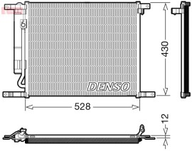CONDENSER. AİR CONDİTİONİNG CHEVROLET AVEO / KALOS T250. T255 05-