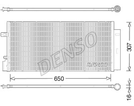 CONDENSER. AİR CONDİTİONİNG CHEVROLET AVEO T300 11-