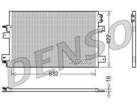 CONDENSER. AİR CONDİTİONİNG CHRYSLER SEBRING 06-10