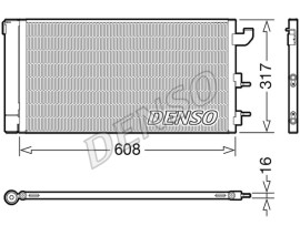 CONDENSER. AİR CONDİTİONİNG FIAT PANDA 03-