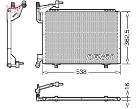 CONDENSER. AİR CONDİTİONİNG FORD B-MAX 12-